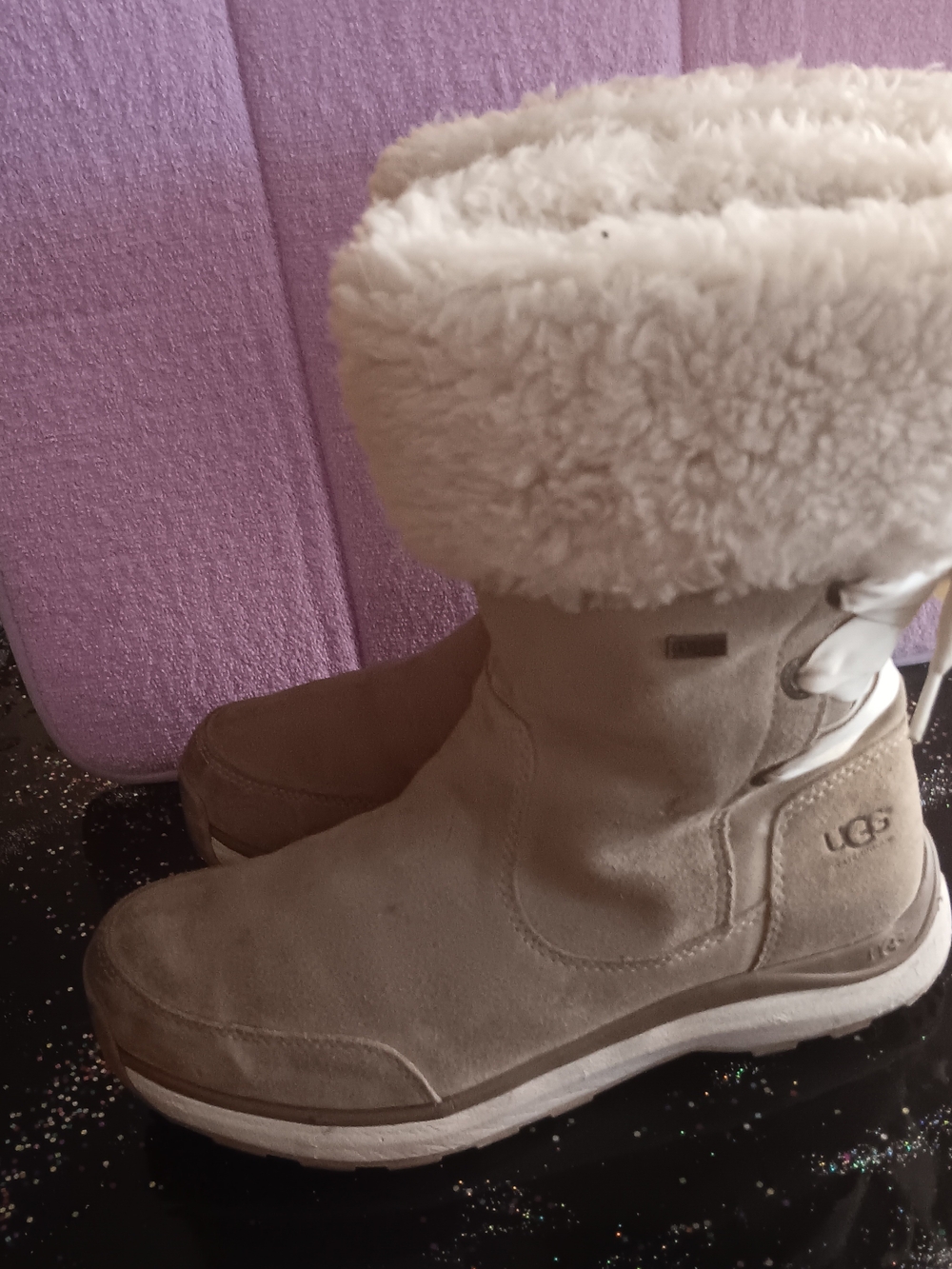UGG Women's ' Cozy Shearling Winter Boot in Beige